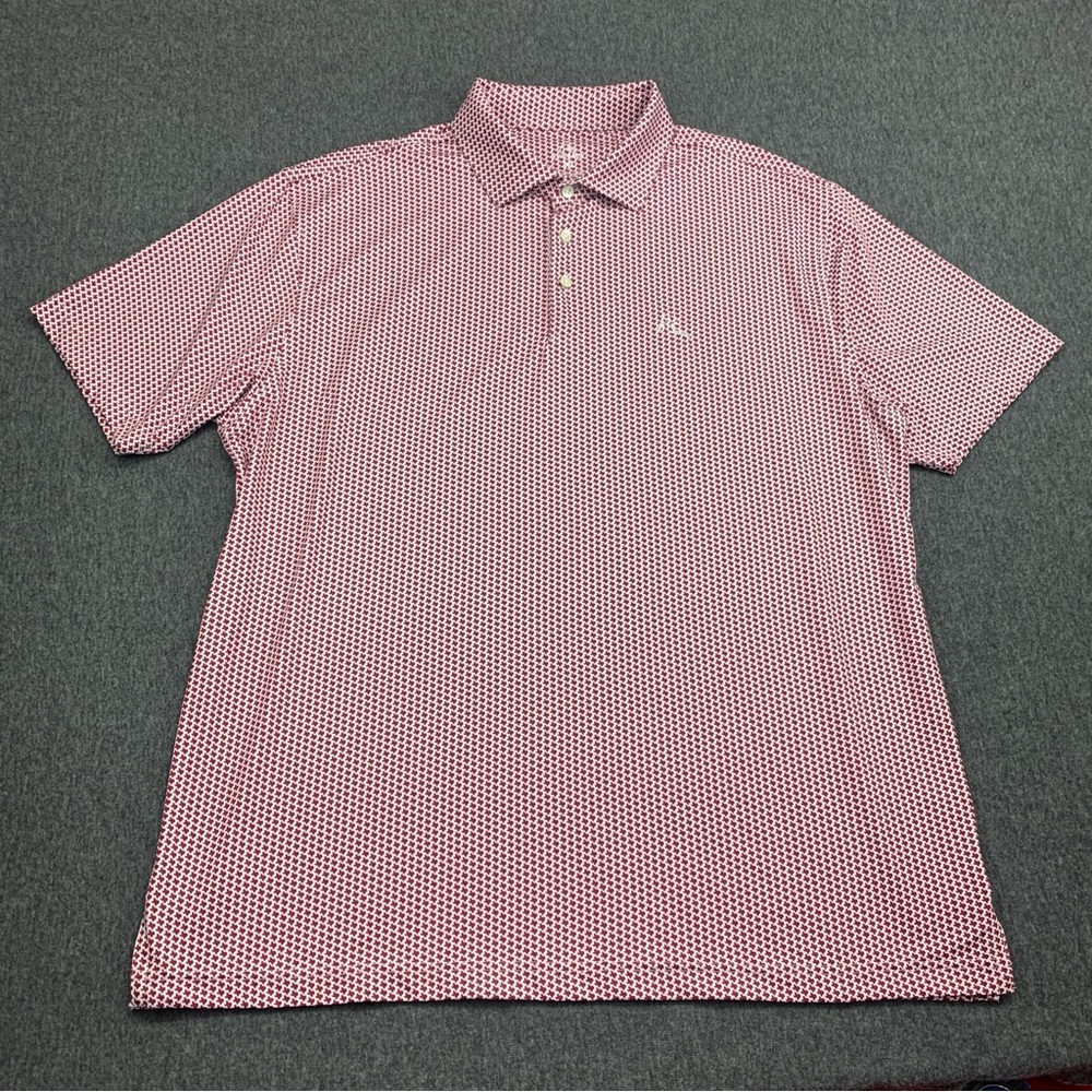 Rhoback "The Don't Mess" Texas Men's Short Sleeve Performance Polo - Size Xl